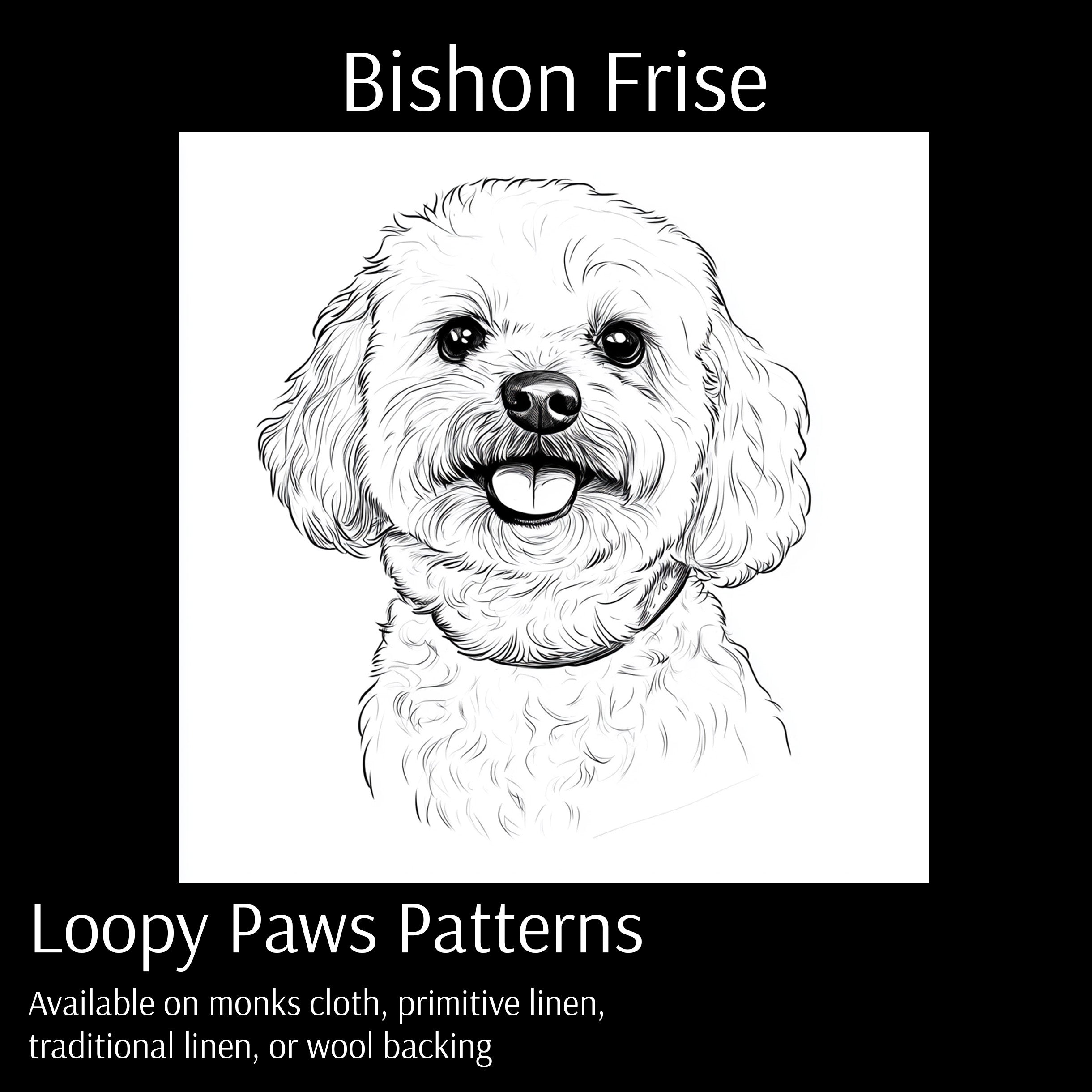 Bichon Frise - Loopy Paws Pattern